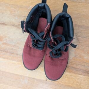 Dr. Martens Maelly Canvas Ankle Boots Size 6